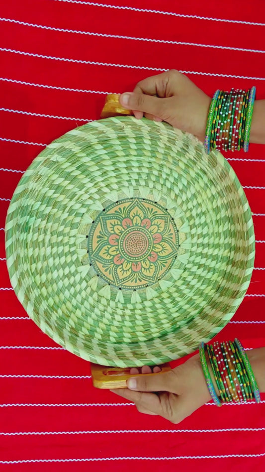 The Odisha Heritage Sabai Tray Duo